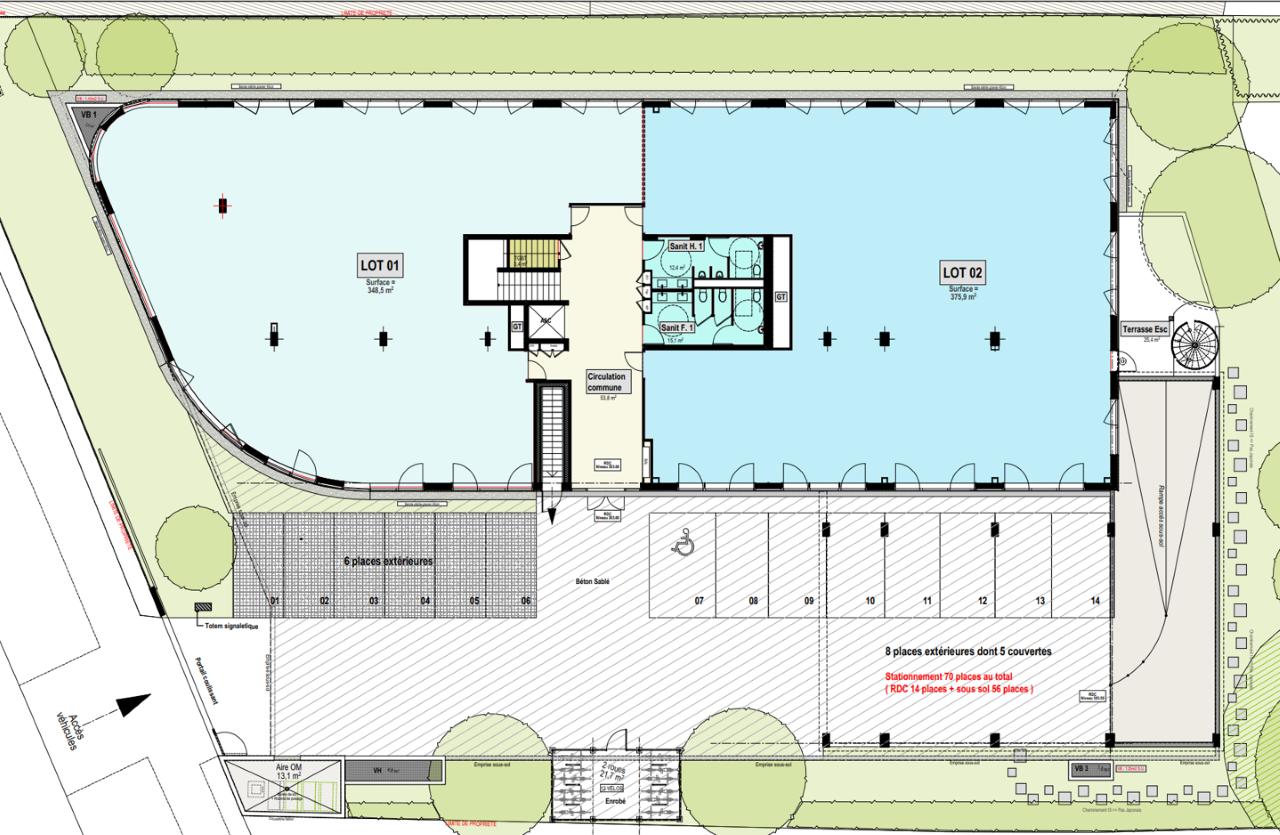 Bureau Dardilly 1843m² Vente bureau Dardilly Rhône OVBUR2206070 9